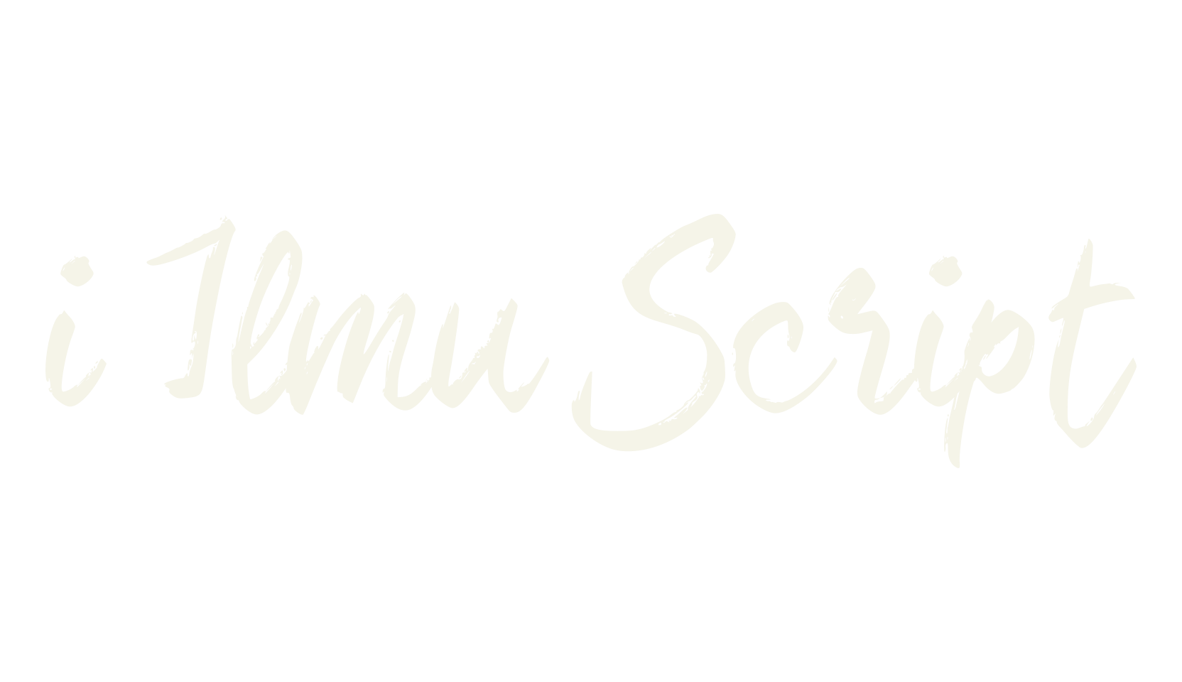 i Ilmu Script, calligraphy font preview