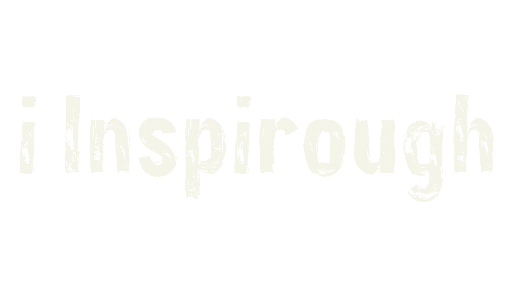 i Inspirough, cool font preview