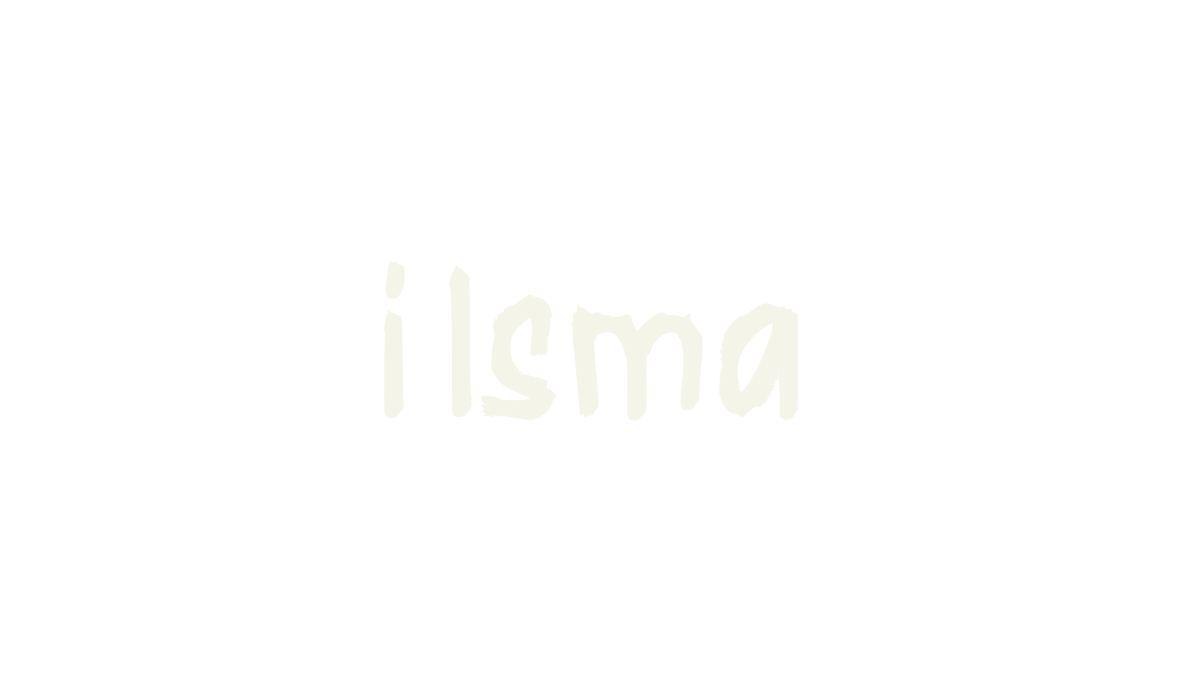 i Isma, hand drawn font preview
