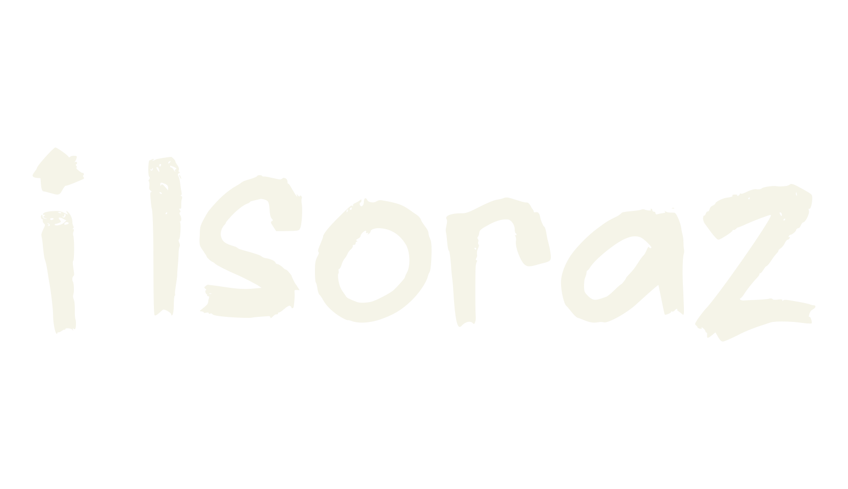 i Isoraz, artistic font preview