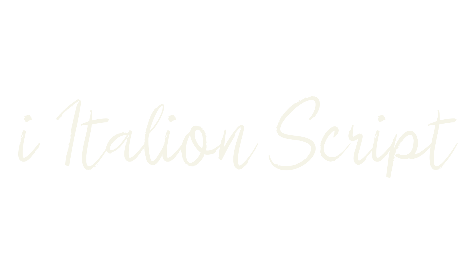 i Italion Script, lettering font preview