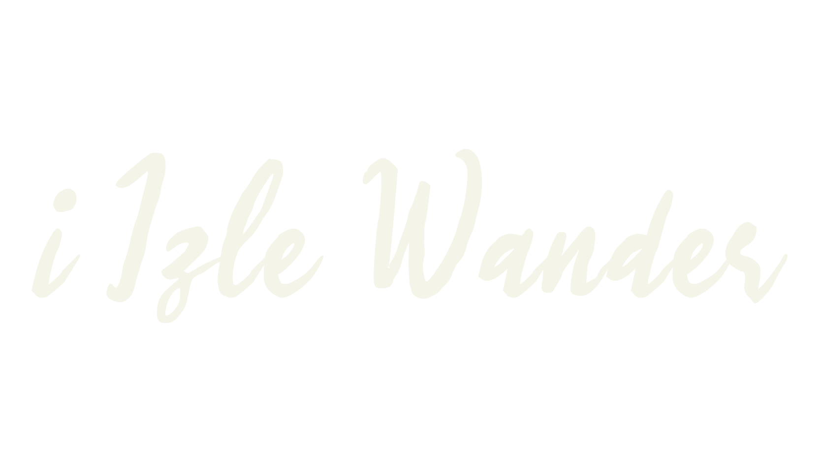 i Izle Wander, fashion script font preview