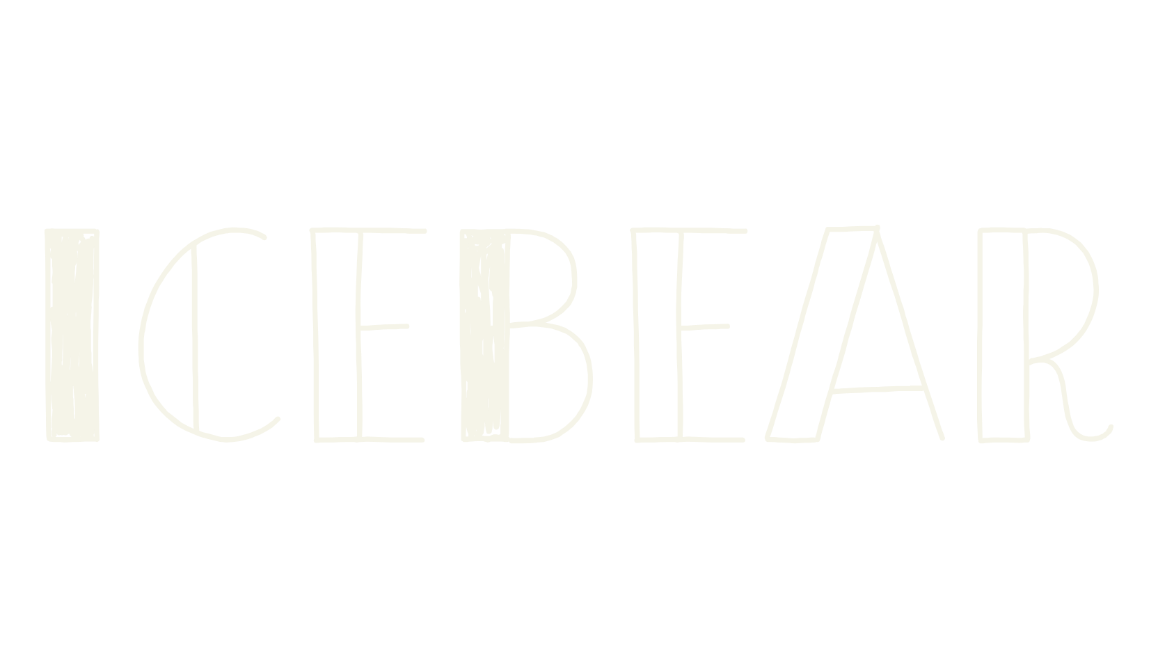 IceBear, sketch font preview