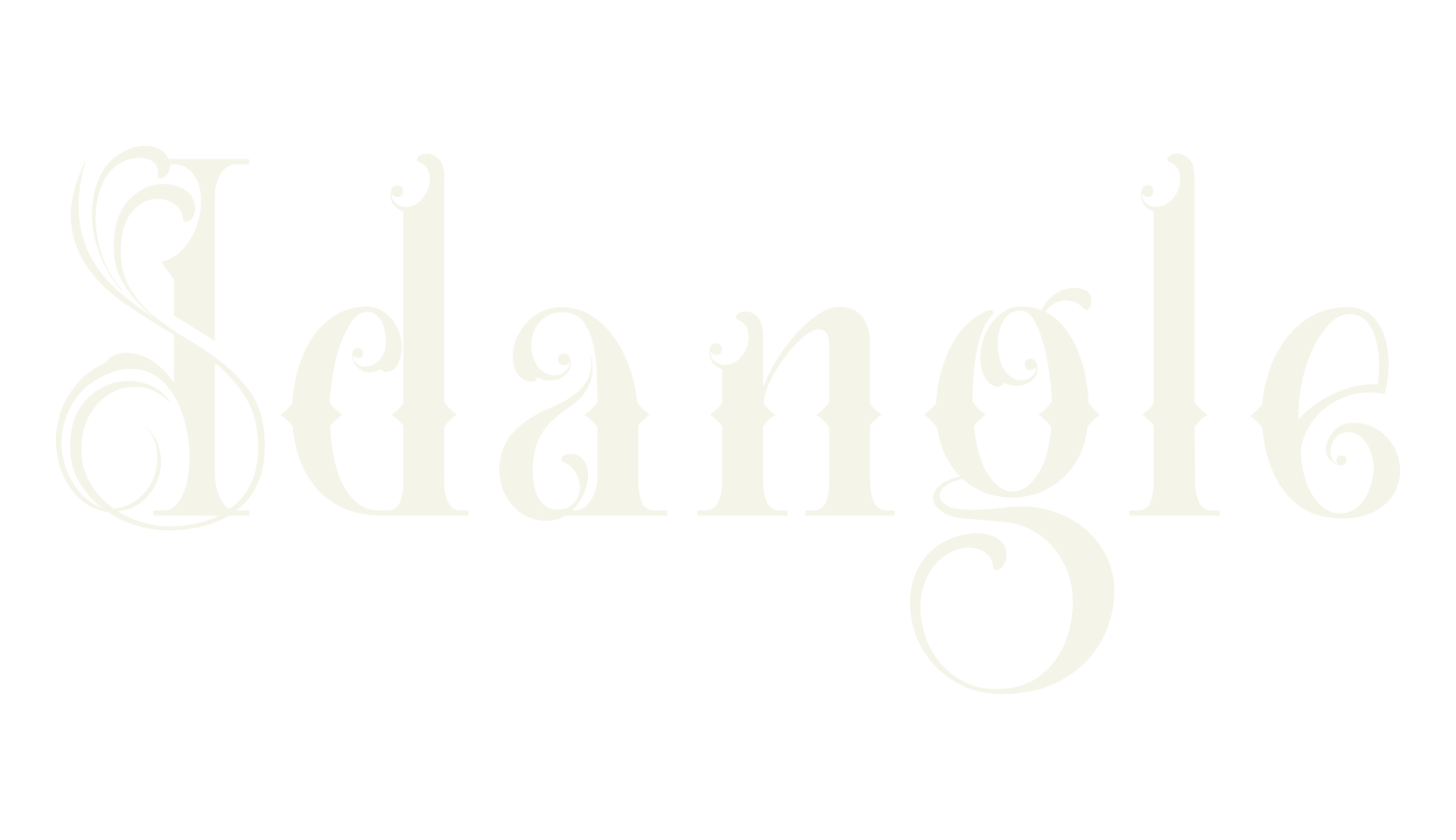 Idangle, victorian font preview