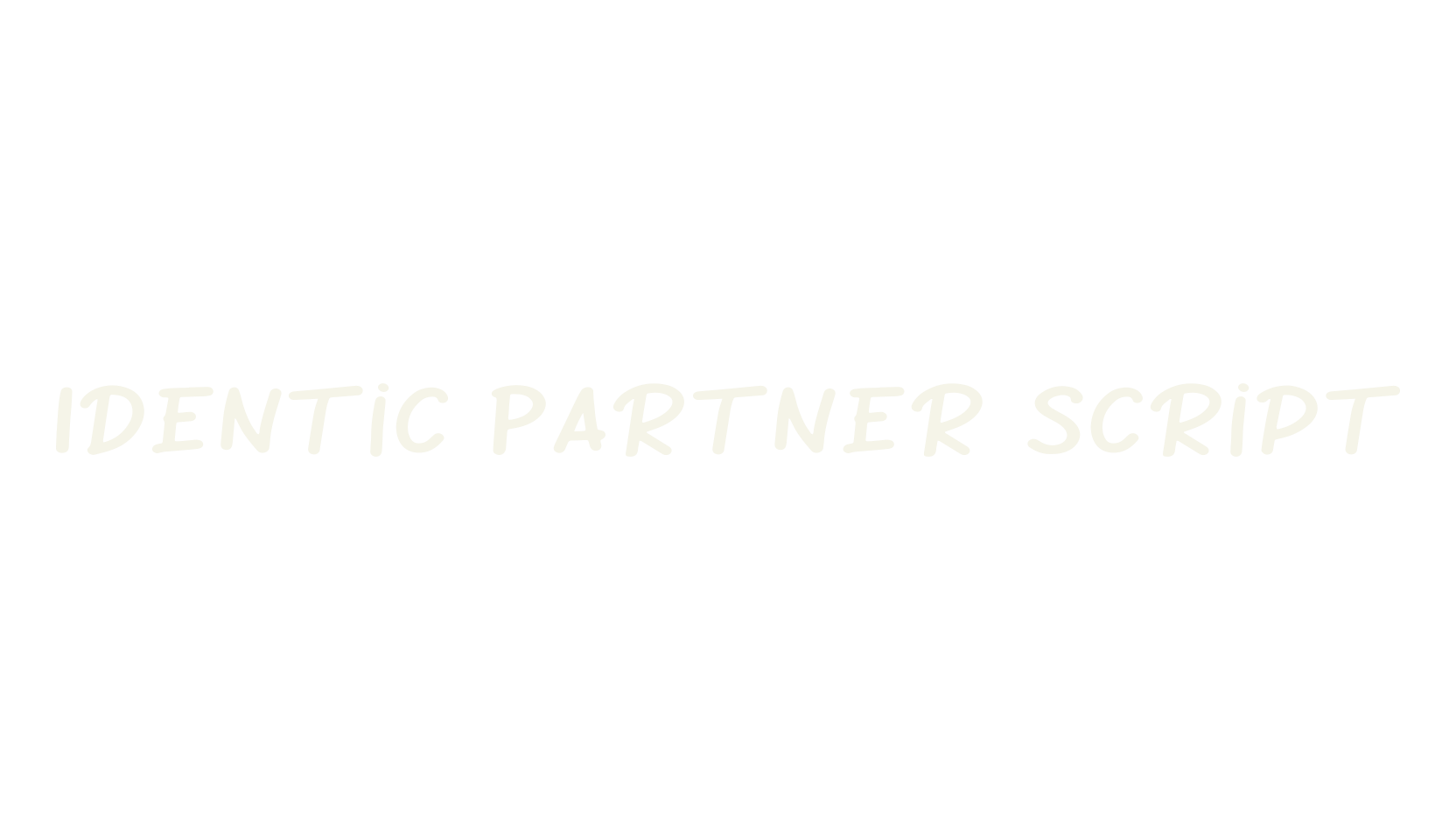 Identic Partner Script, script font preview