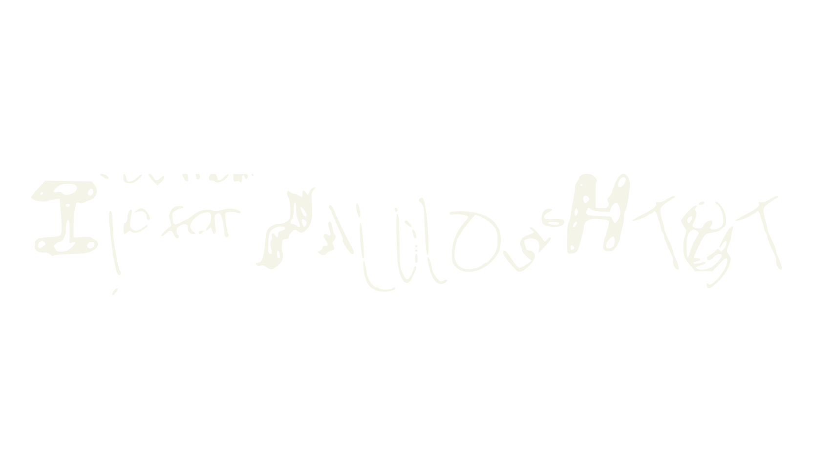IdiotWasHere, messy font preview