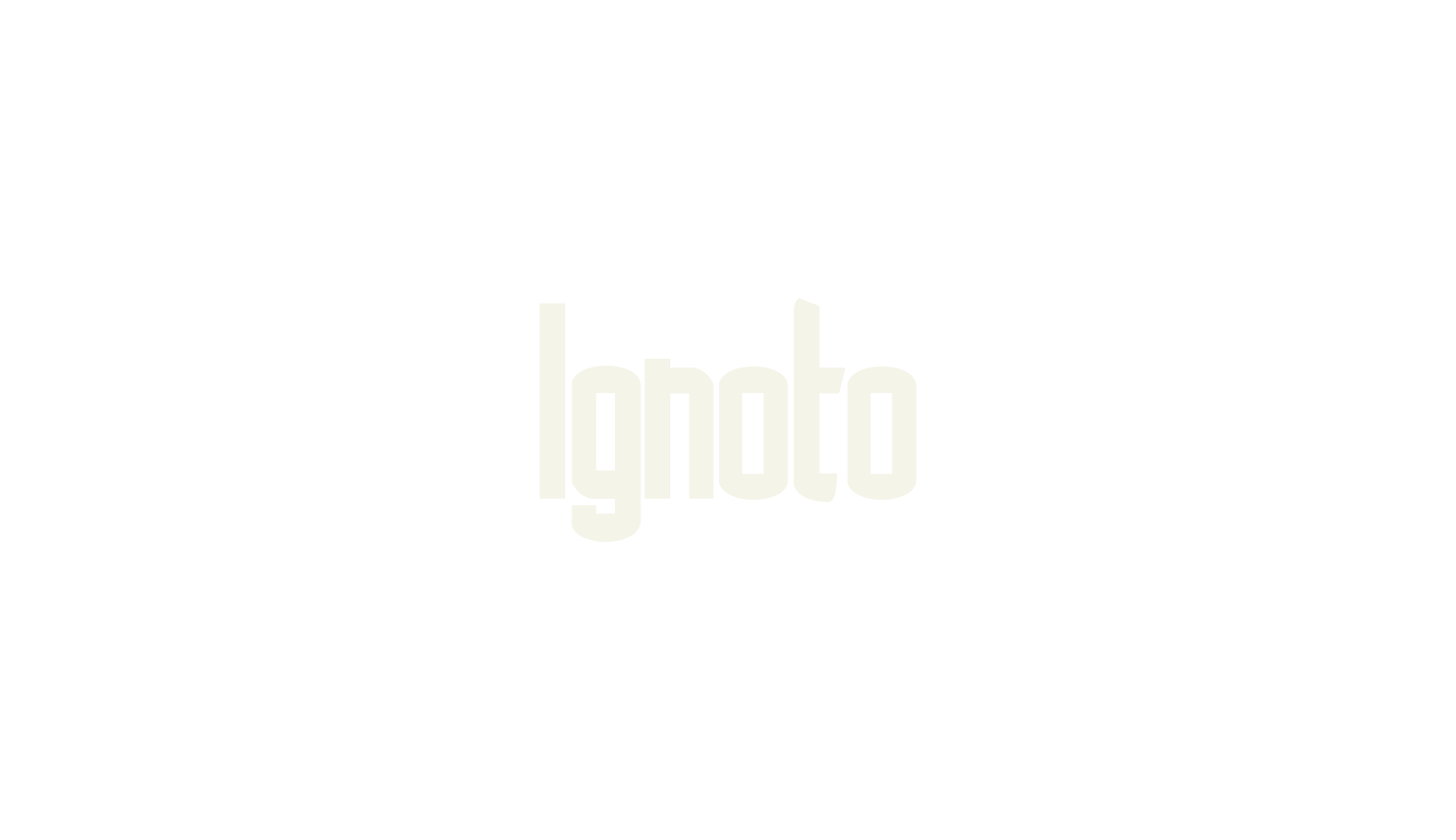Ignoto, bold font preview