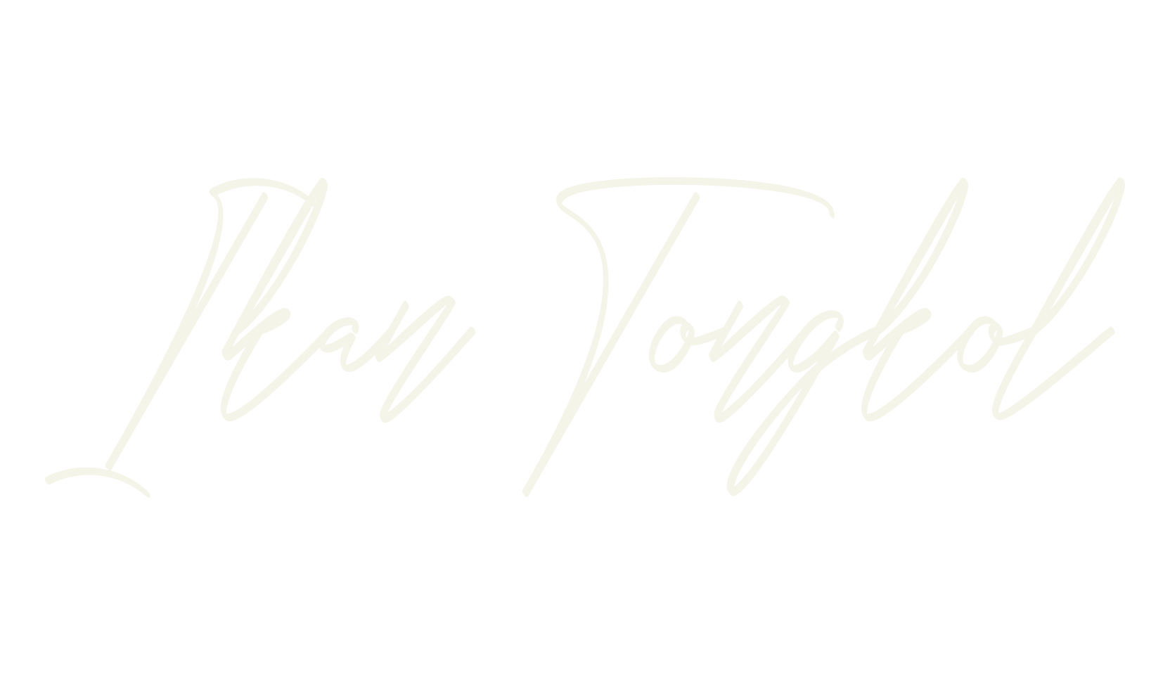 Ikan Tongkol, cursive font preview