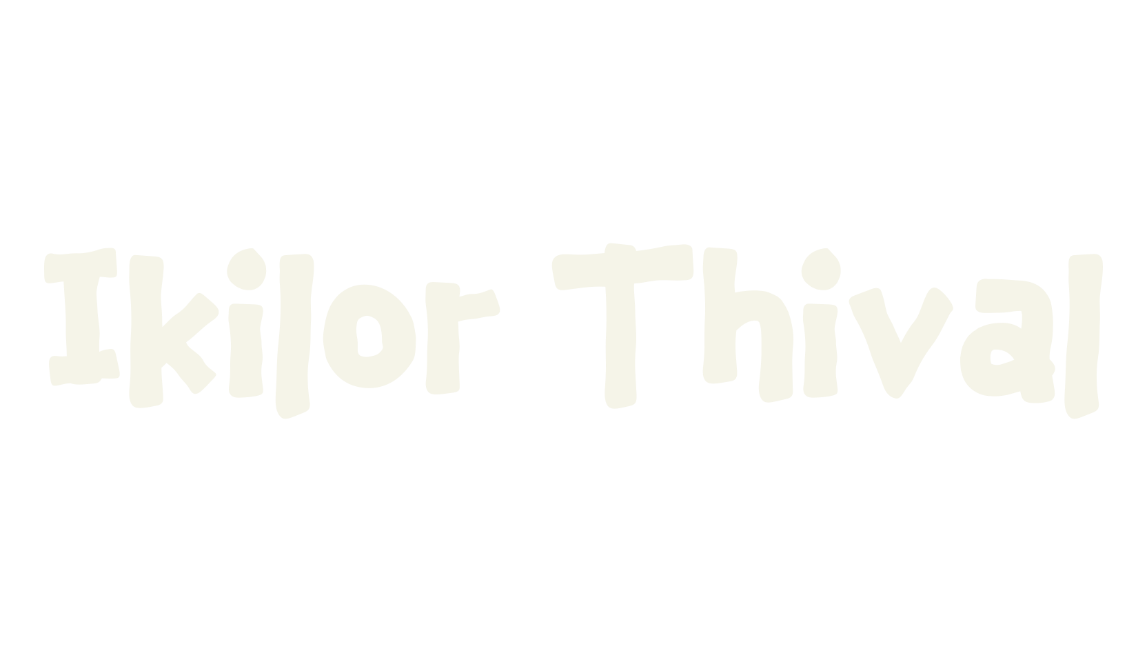 Ikilor Thival, modern font preview