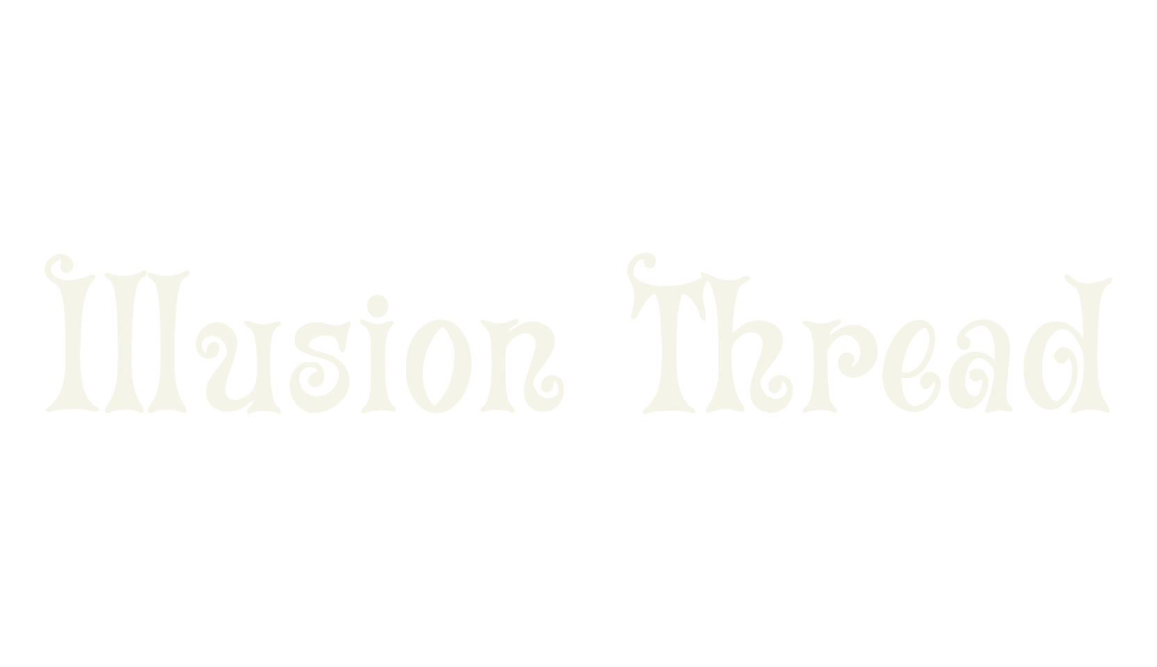 Illusion Thread, cute font preview