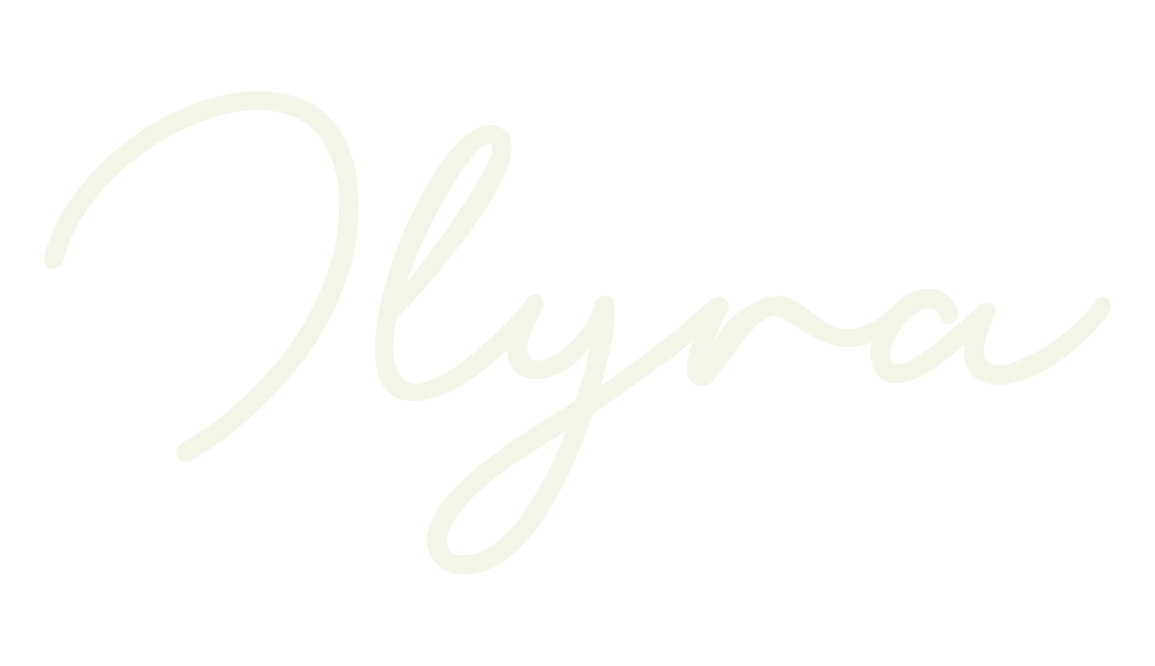 Ilyra, cursive font preview