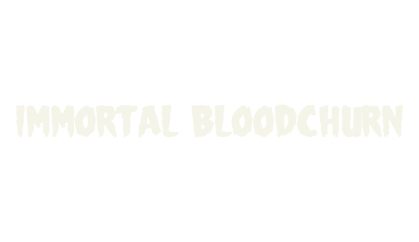 Immortal Bloodchurn, punk font preview