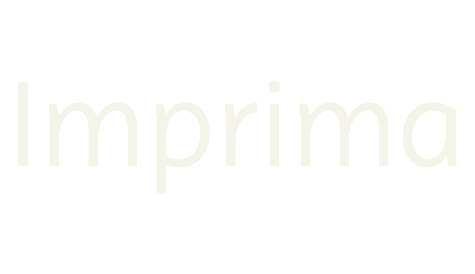 Imprima, sans serif font preview