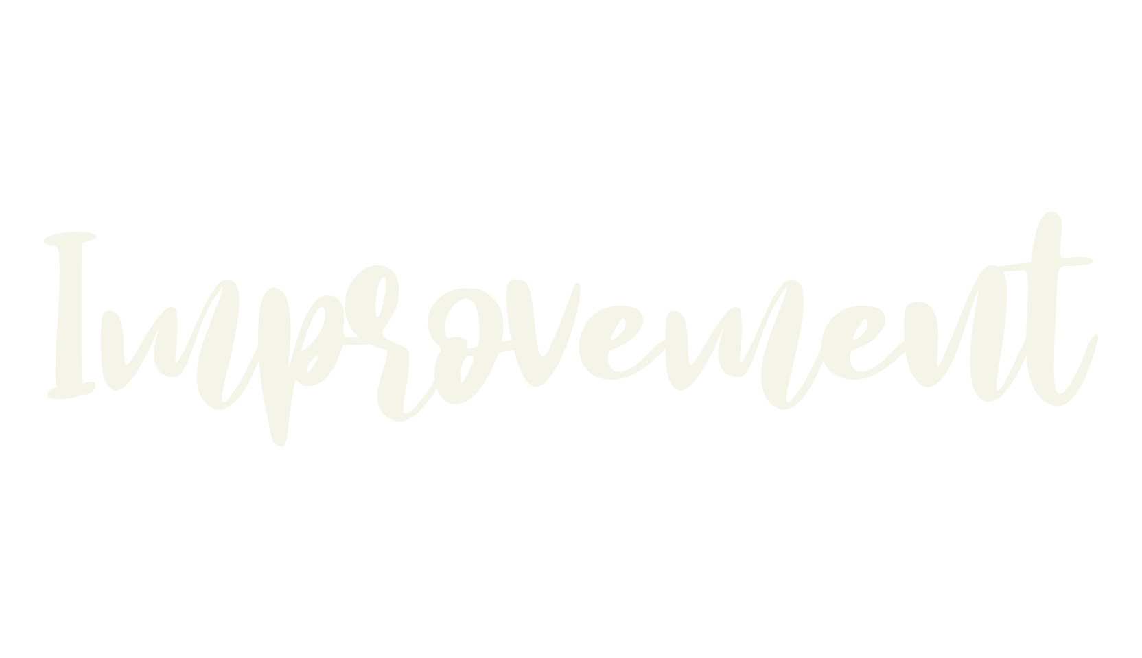 Improvement, script font preview