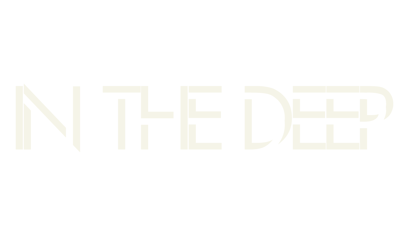 In the Deep, sans font preview
