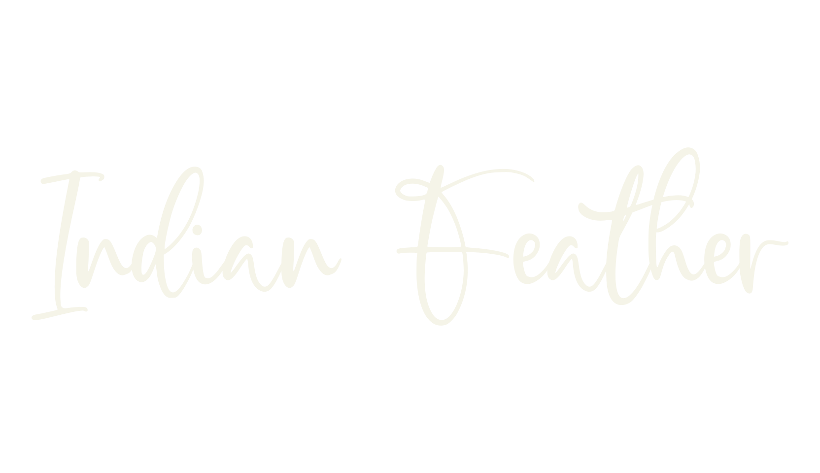 Indian Feather, fashion script font preview