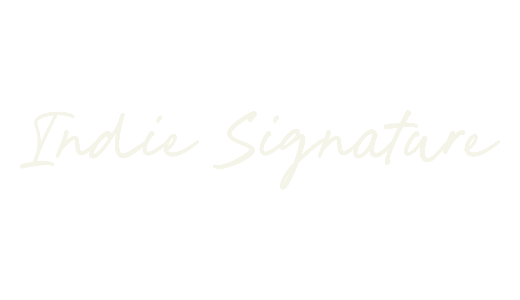 Indie Signature, calligraphy font preview