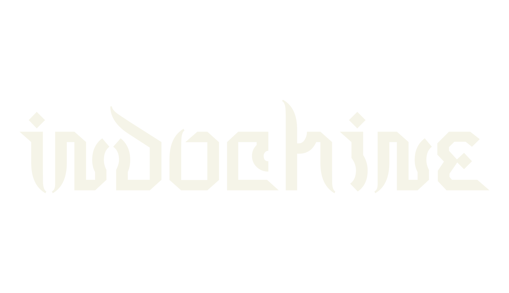 Indochine, tattoo font preview