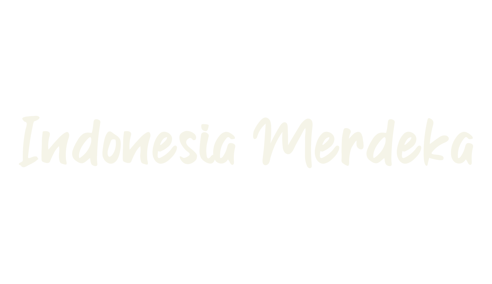 Indonesia Merdeka, marker font preview