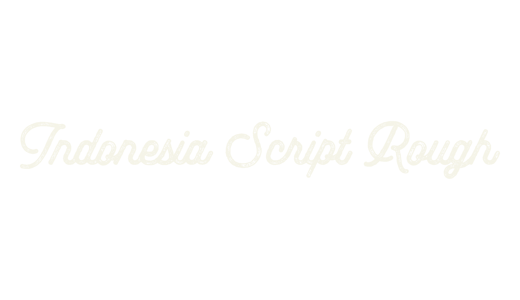 Indonesia Script Rough, fashion script font preview