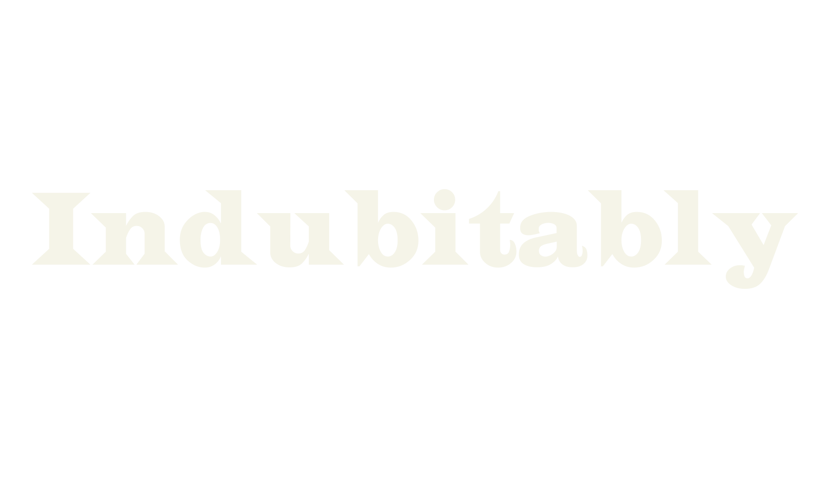 Indubitably, serif font preview