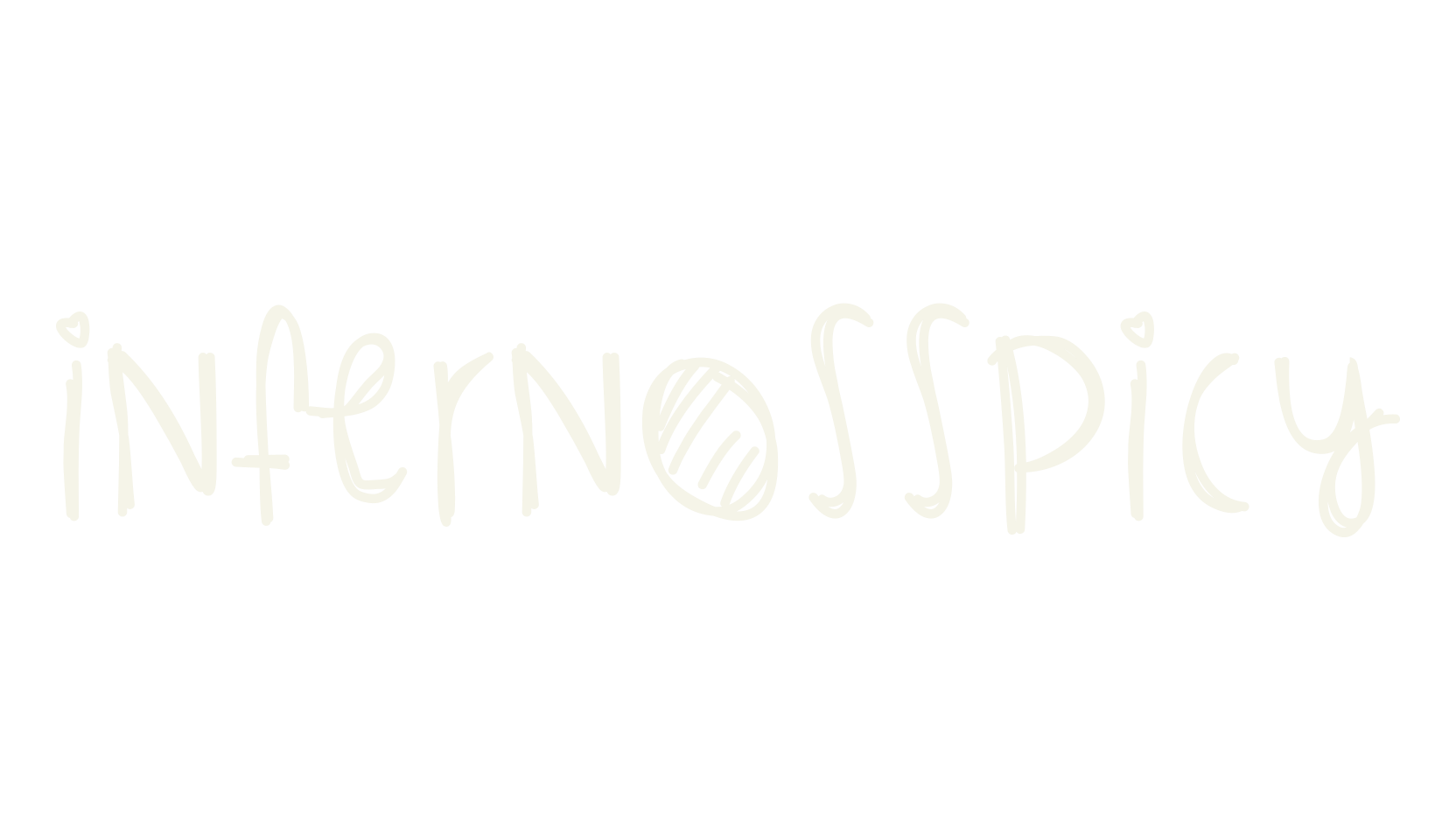InfernosSpicy, handwritten font preview