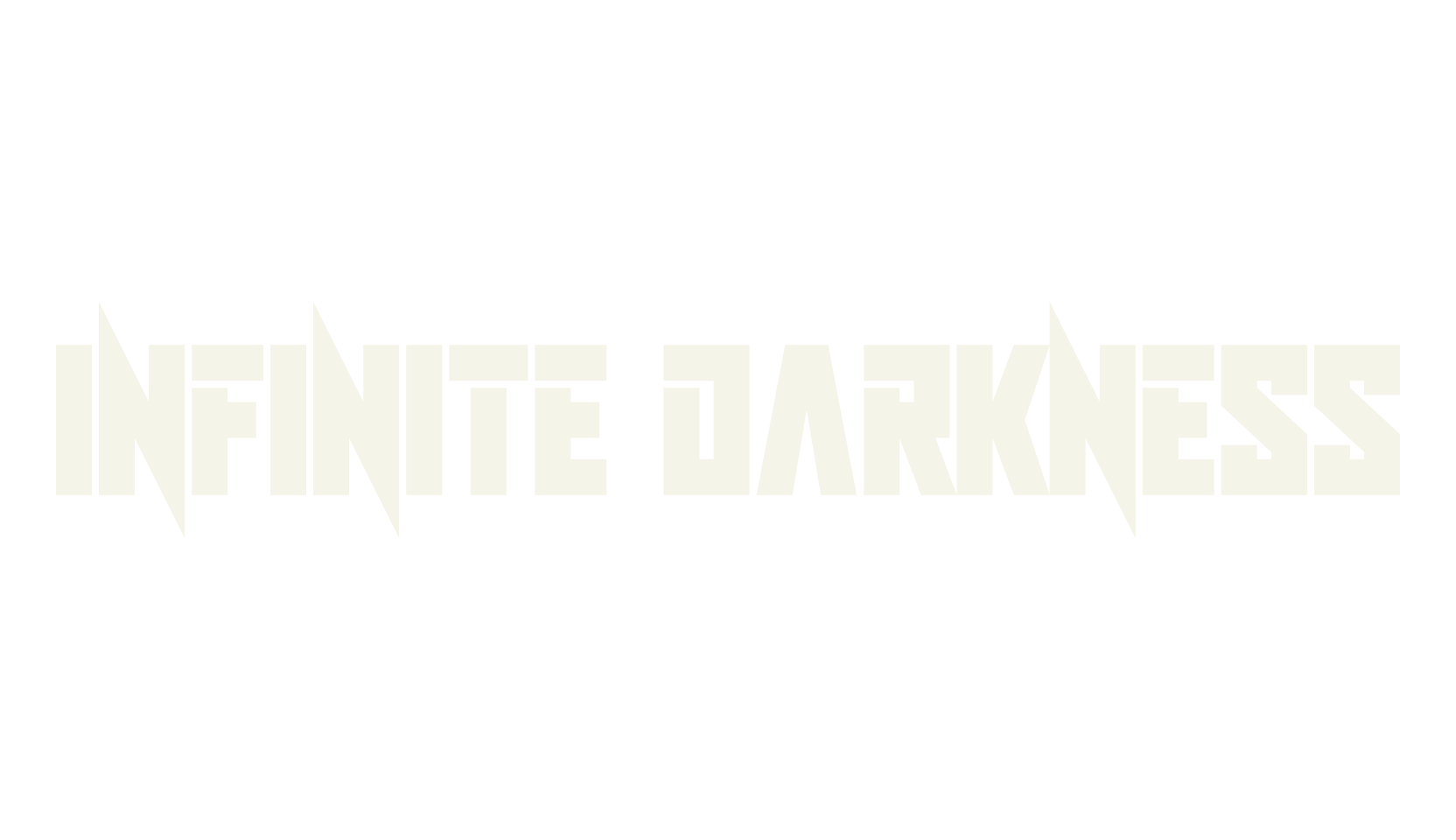 Infinite Darkness, display market font preview