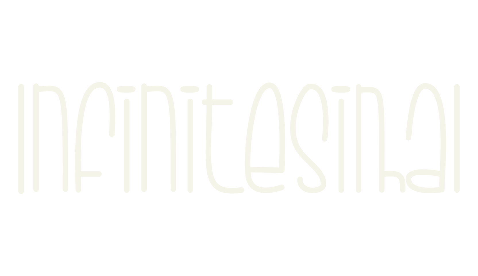 Infinitesimal, heart font preview