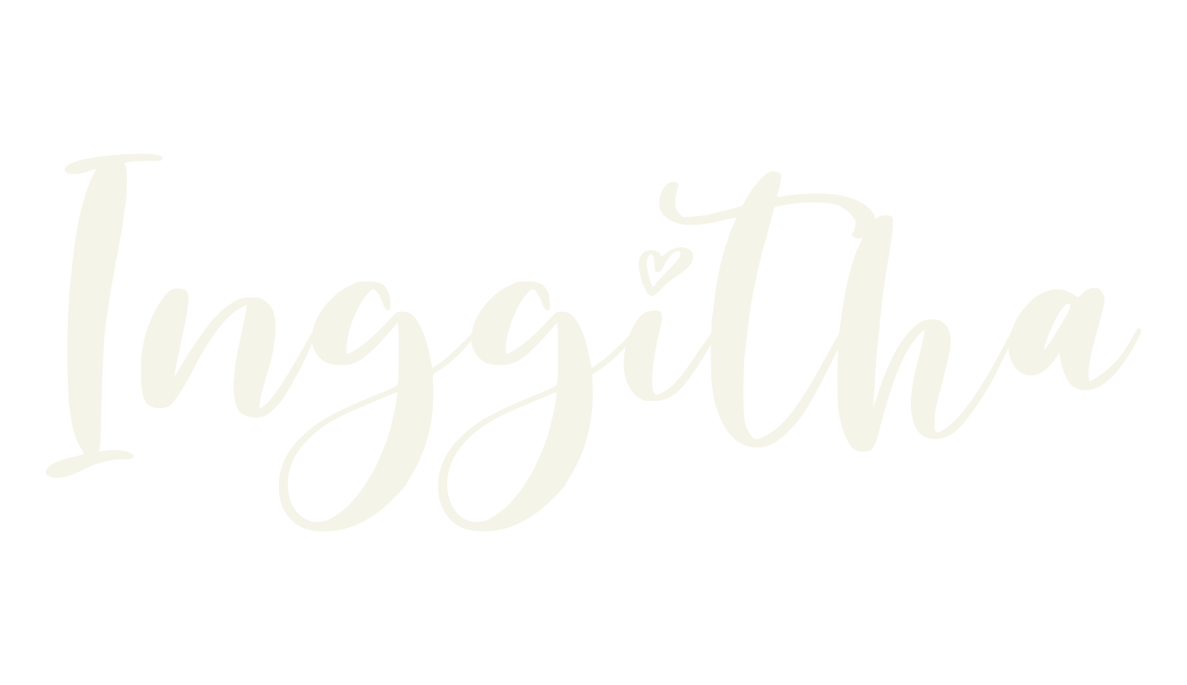 Inggitha, calligraphy font preview