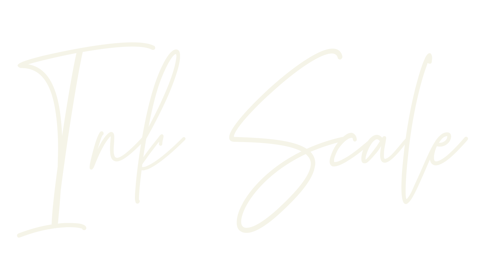Ink Scale, cursive font preview