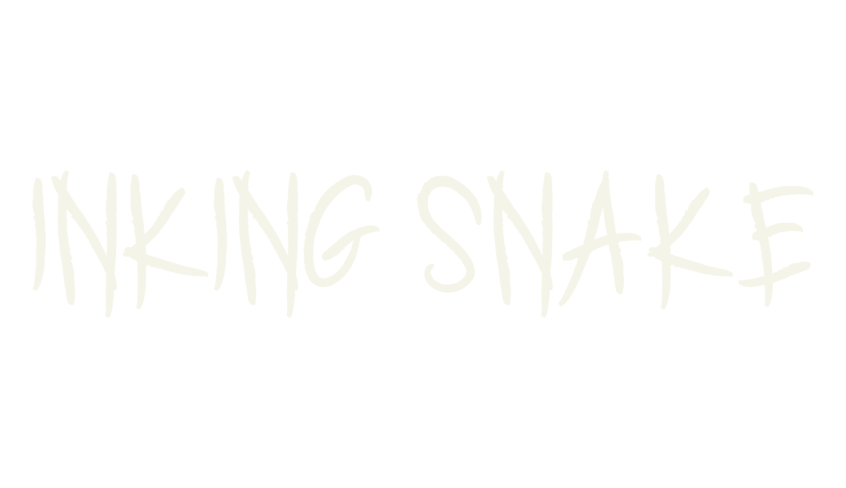INKING SNAKE, graffiti font preview