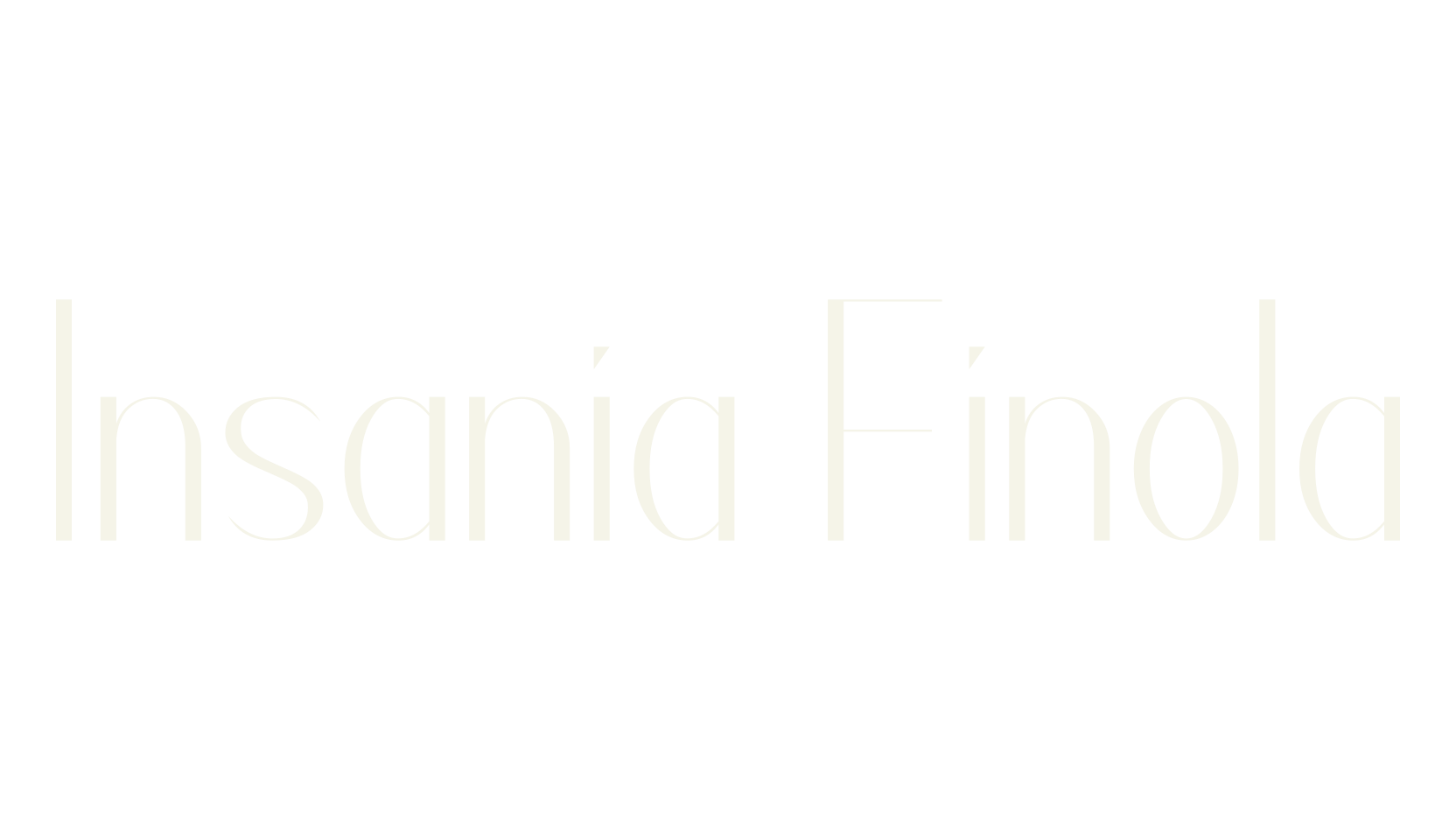 Insania Finola, sans serif font preview
