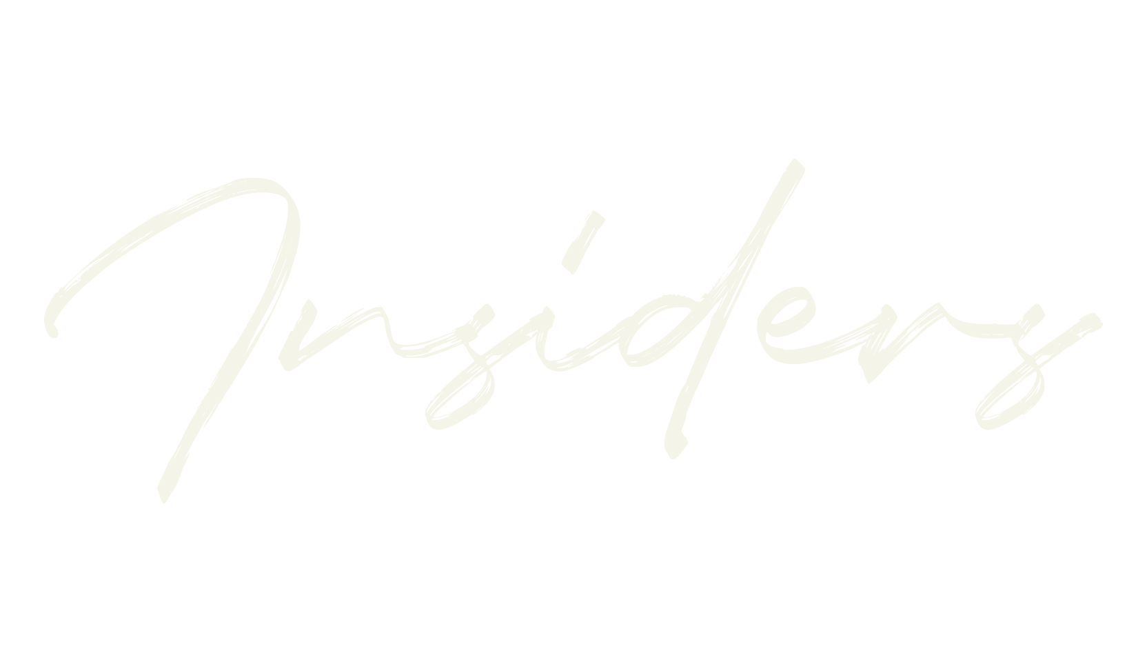 Insiders, calligraphy font preview
