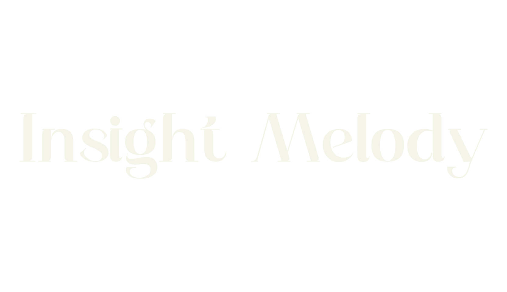 Insight Melody, serif font preview