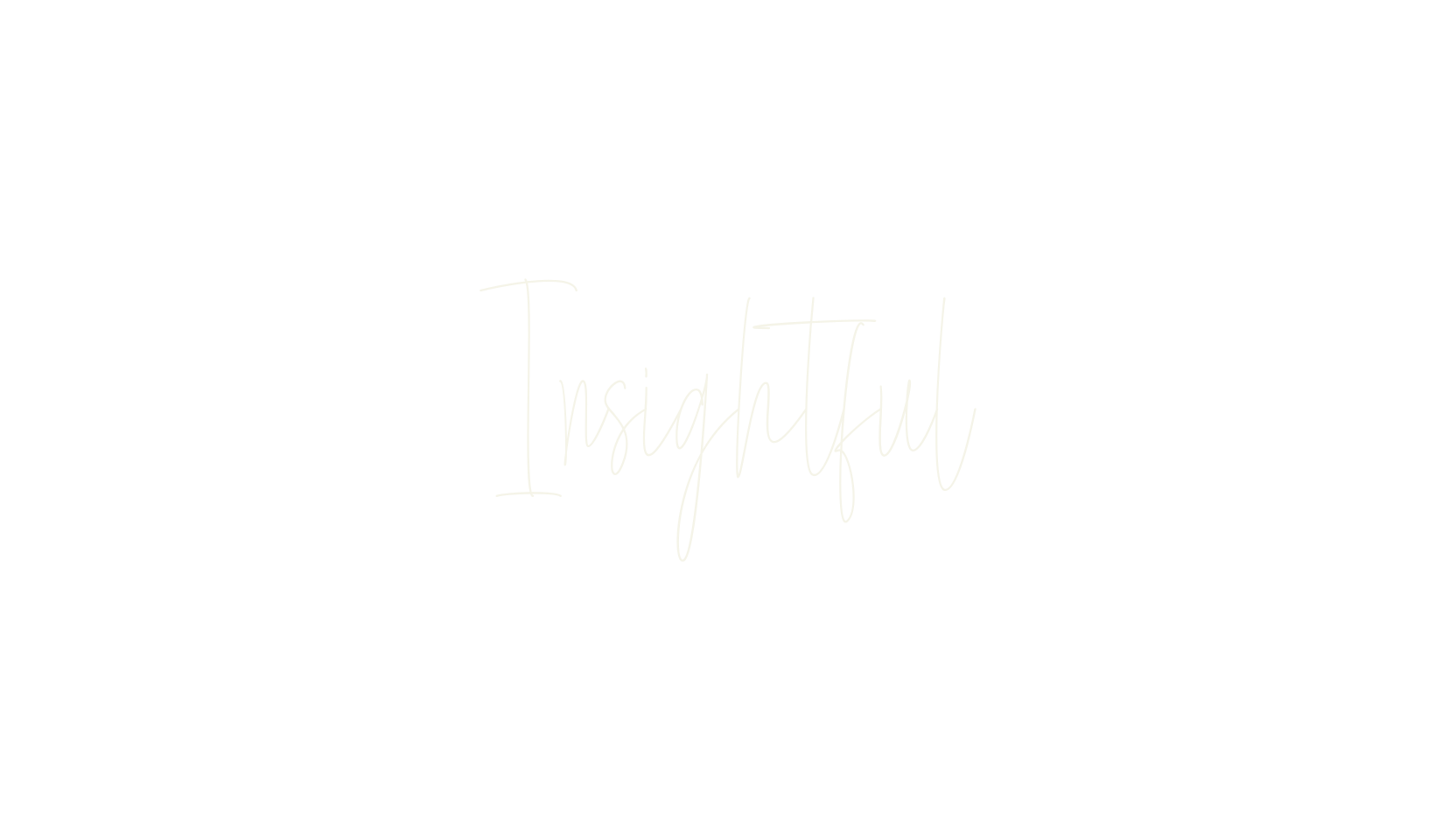Insightful, handwriting font preview