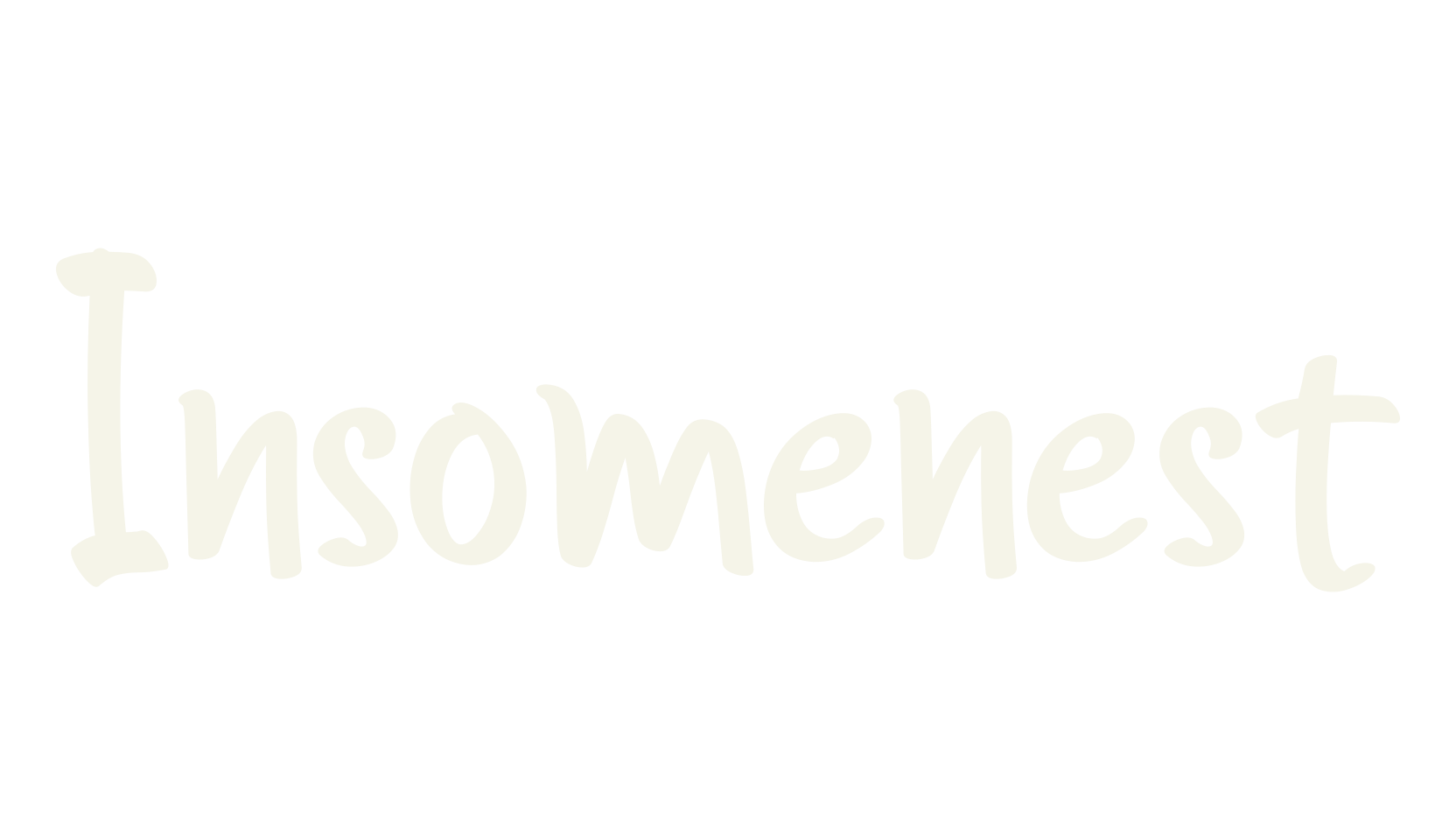 Insomenest, cute font preview
