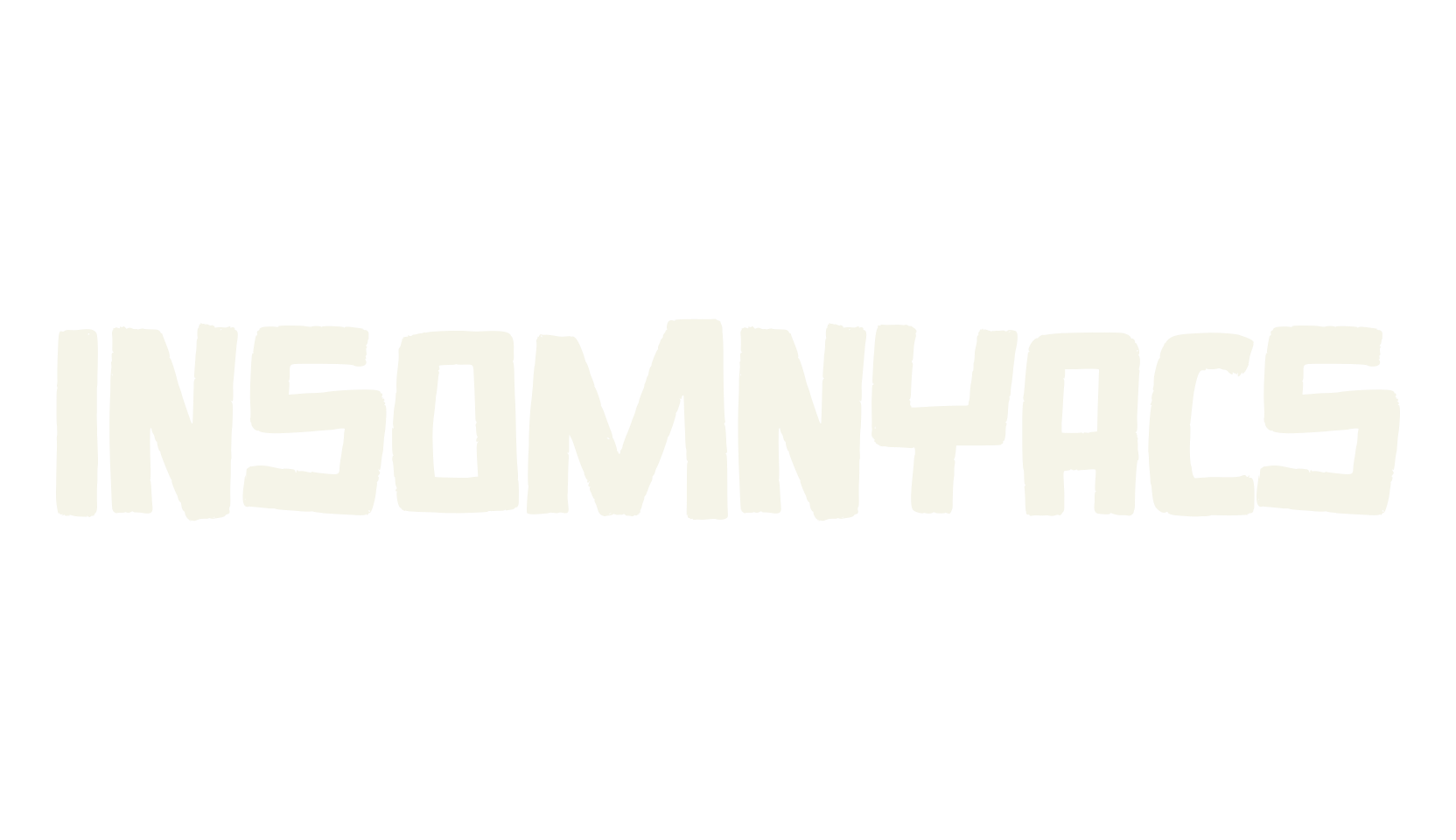 Insomnyacs, poster font preview
