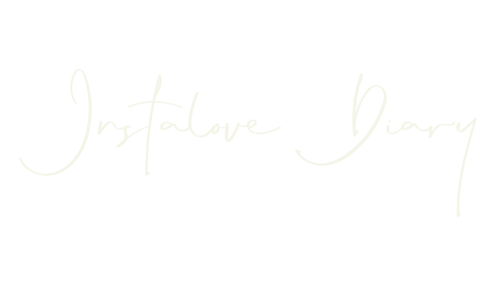 Instalove Diary, signature font preview