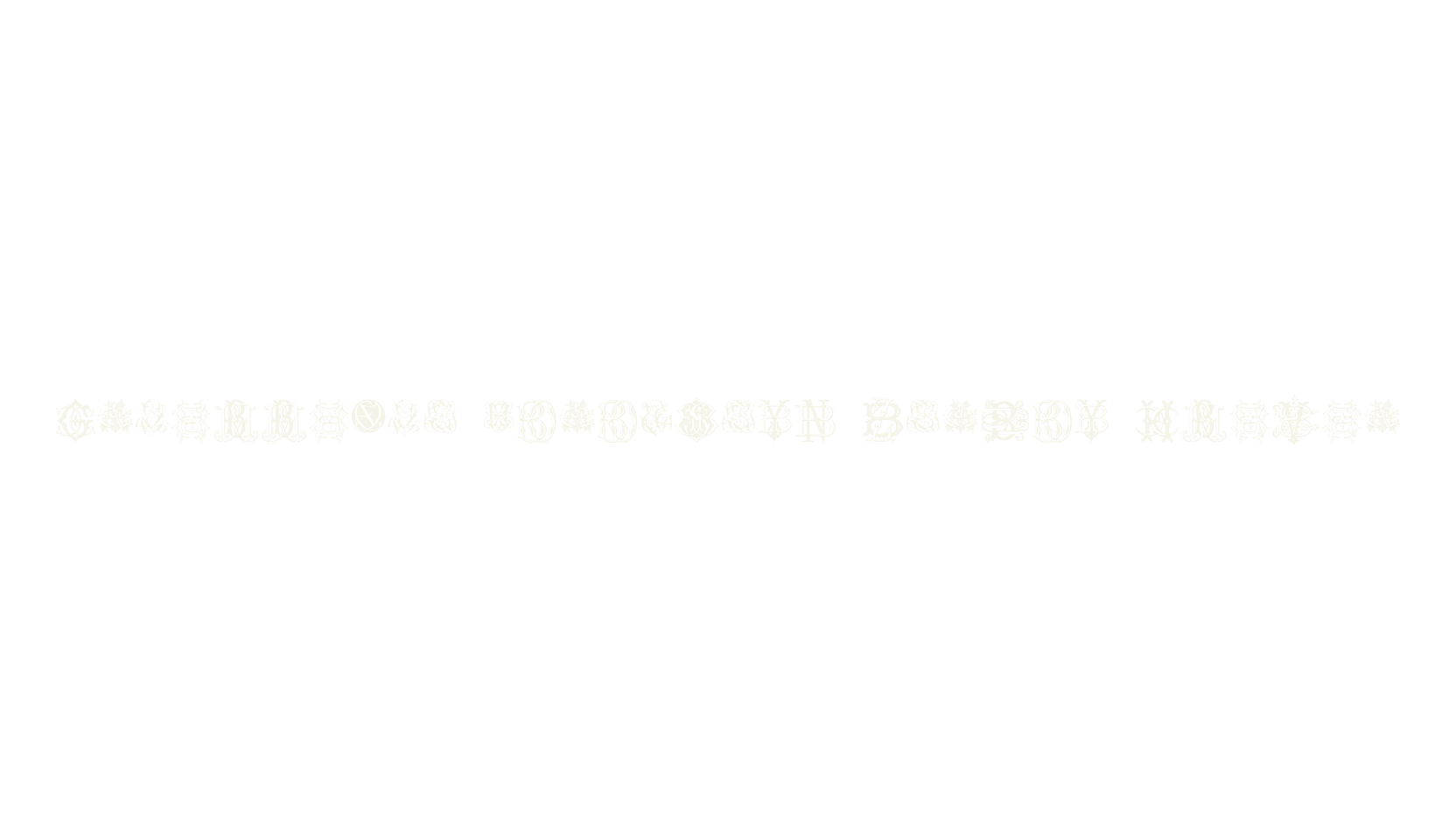 Intellecta Monograms Random Eleven, display market font preview