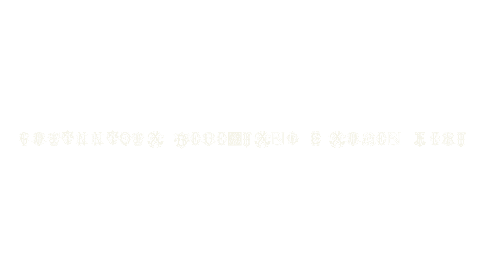 Intellecta Monograms Random Four, display market font preview