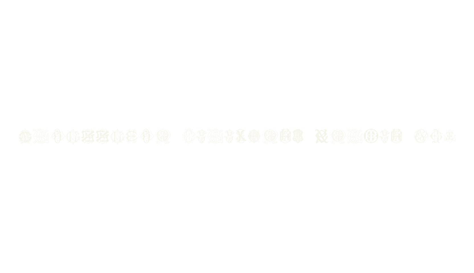 Intellecta Monograms Random Six, display market font preview