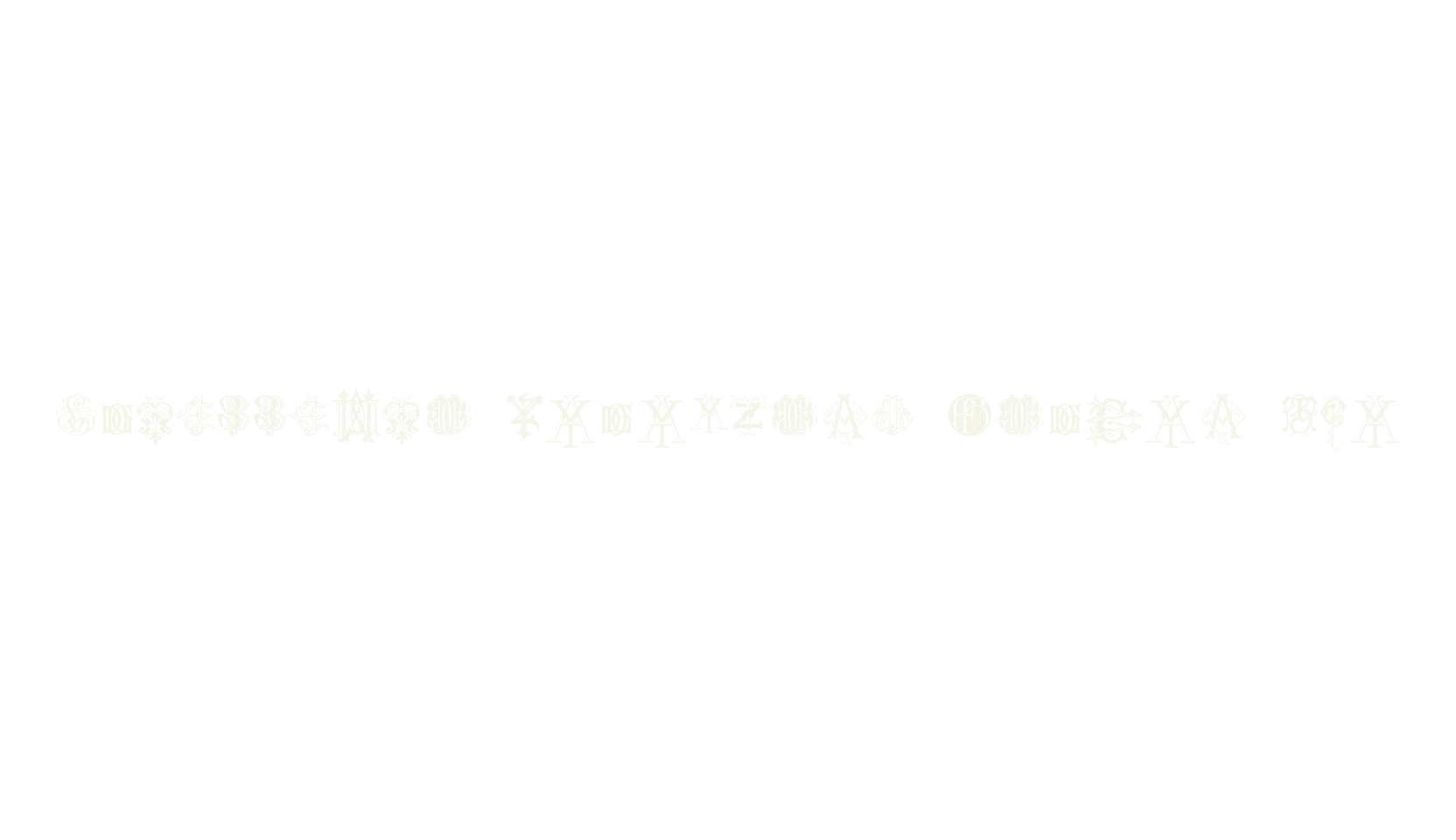 Intellecta Monograms Random Two, display market font preview