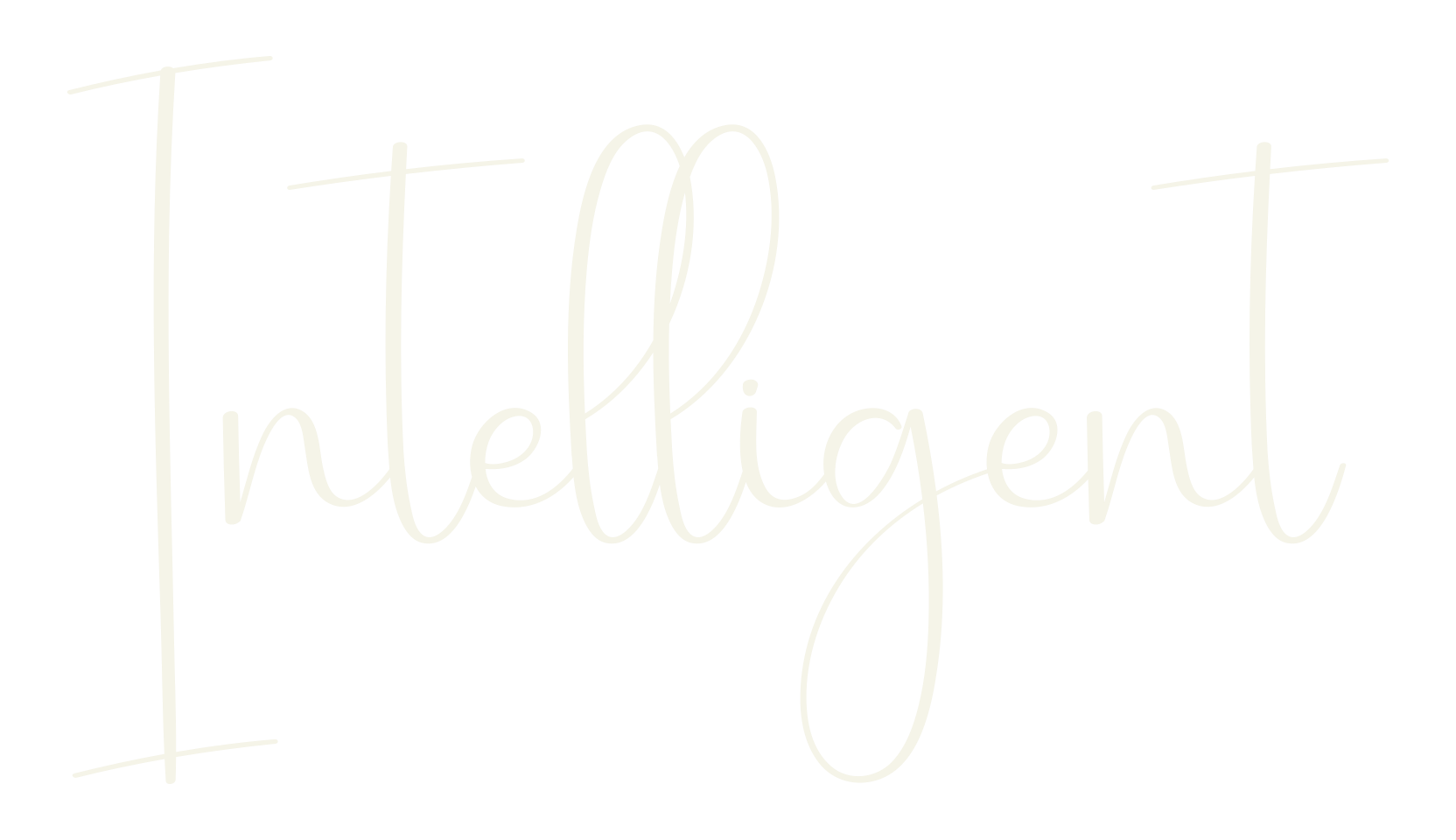 Intelligent, fashion script font preview