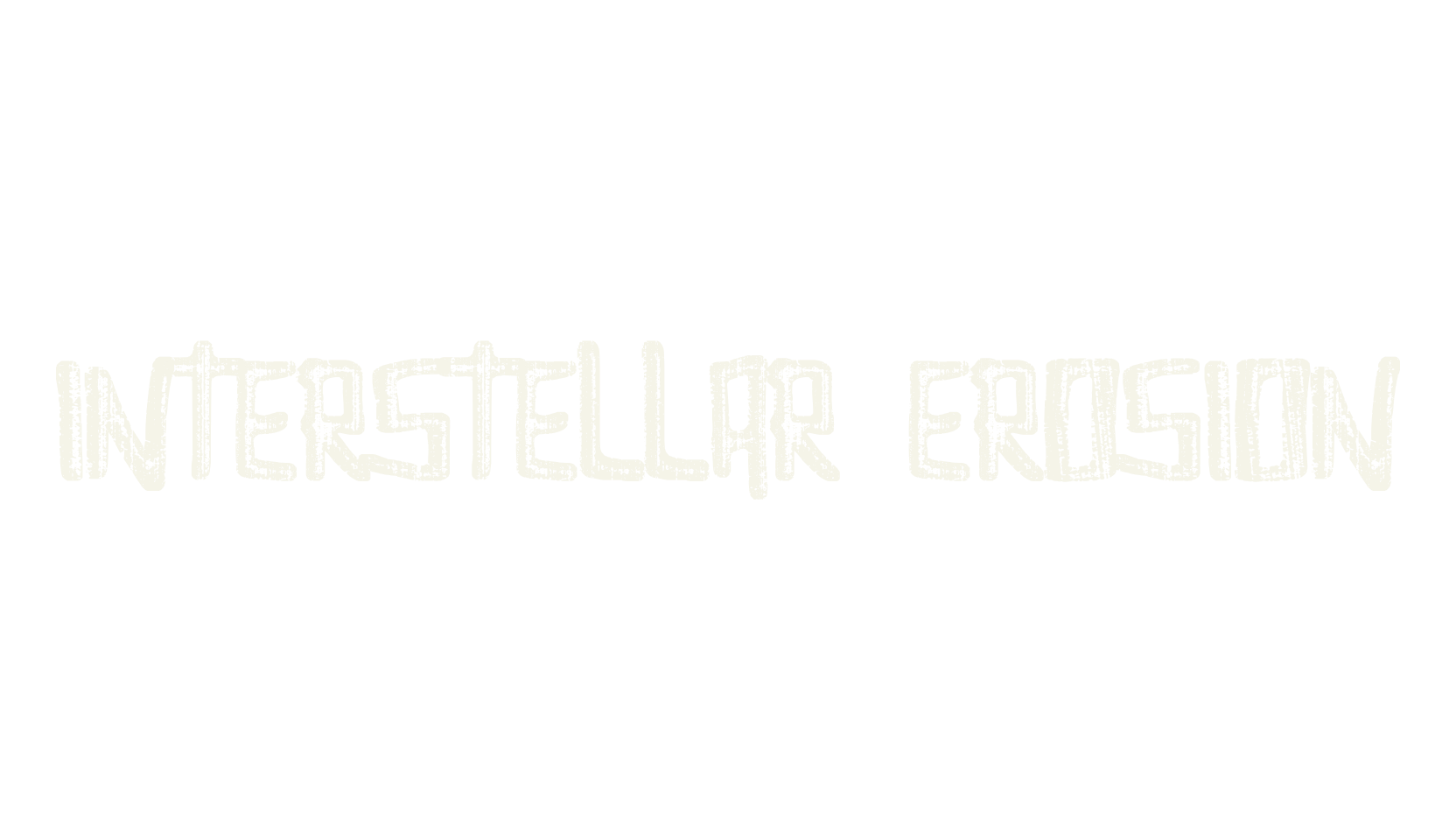 Interstellar Erosion, display market font preview