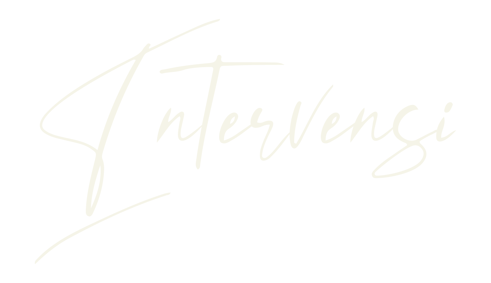 Intervensi, signature font preview