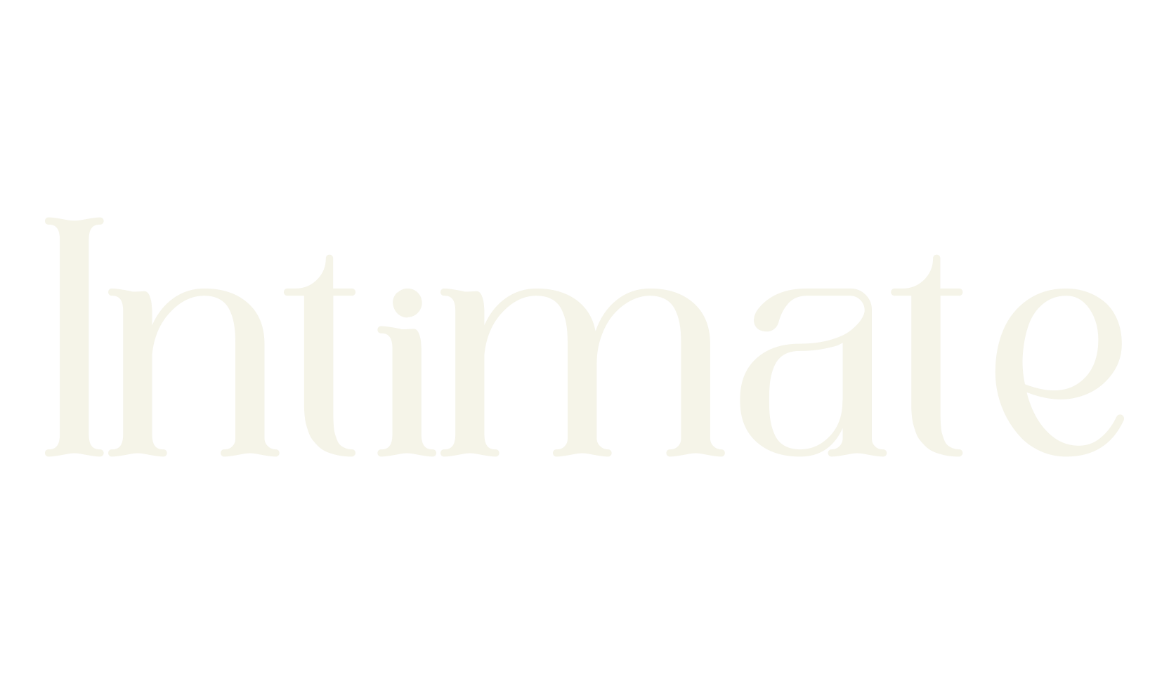 Intimate, cafe font preview