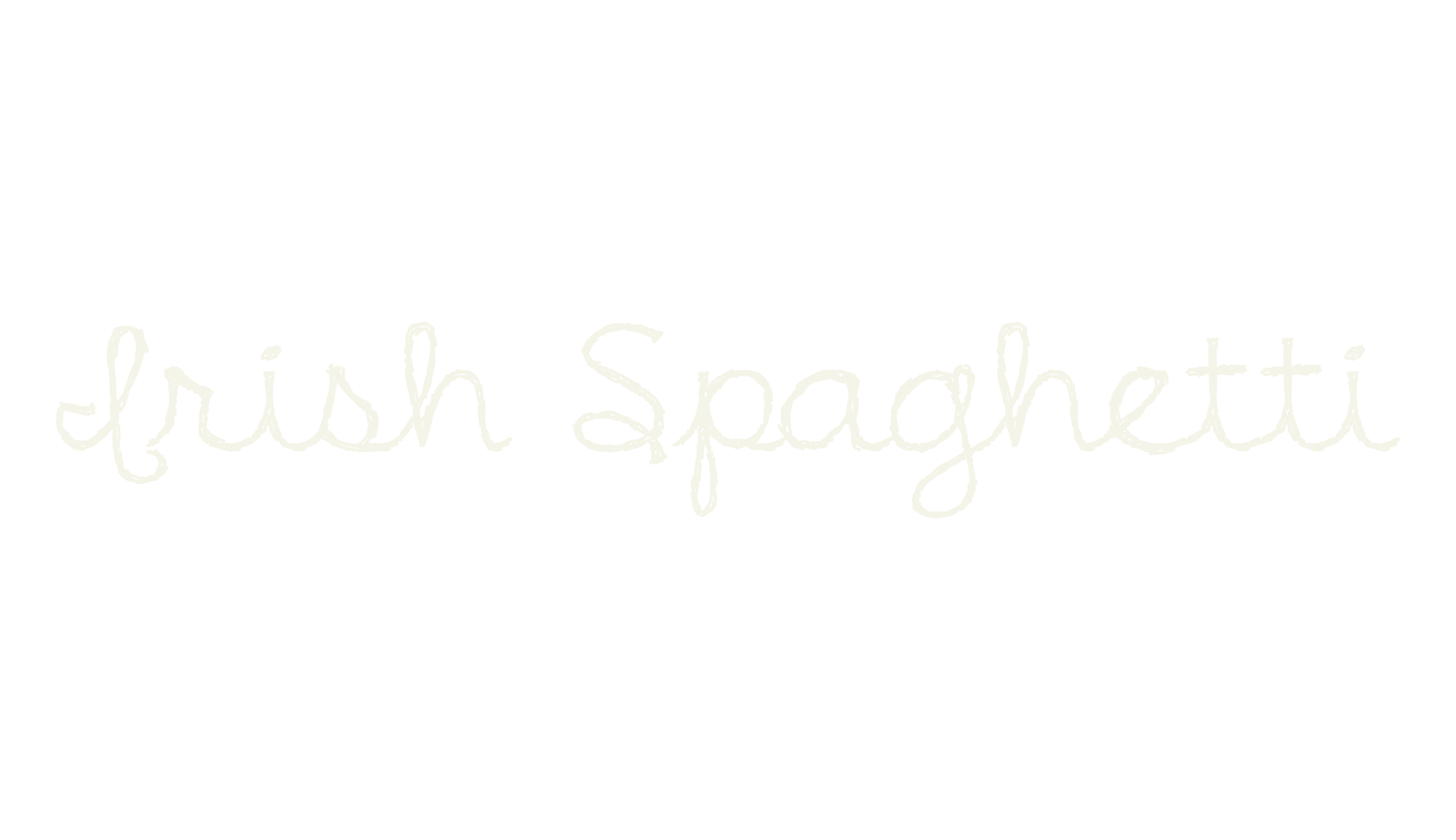 Irish Spaghetti, fashion script font preview