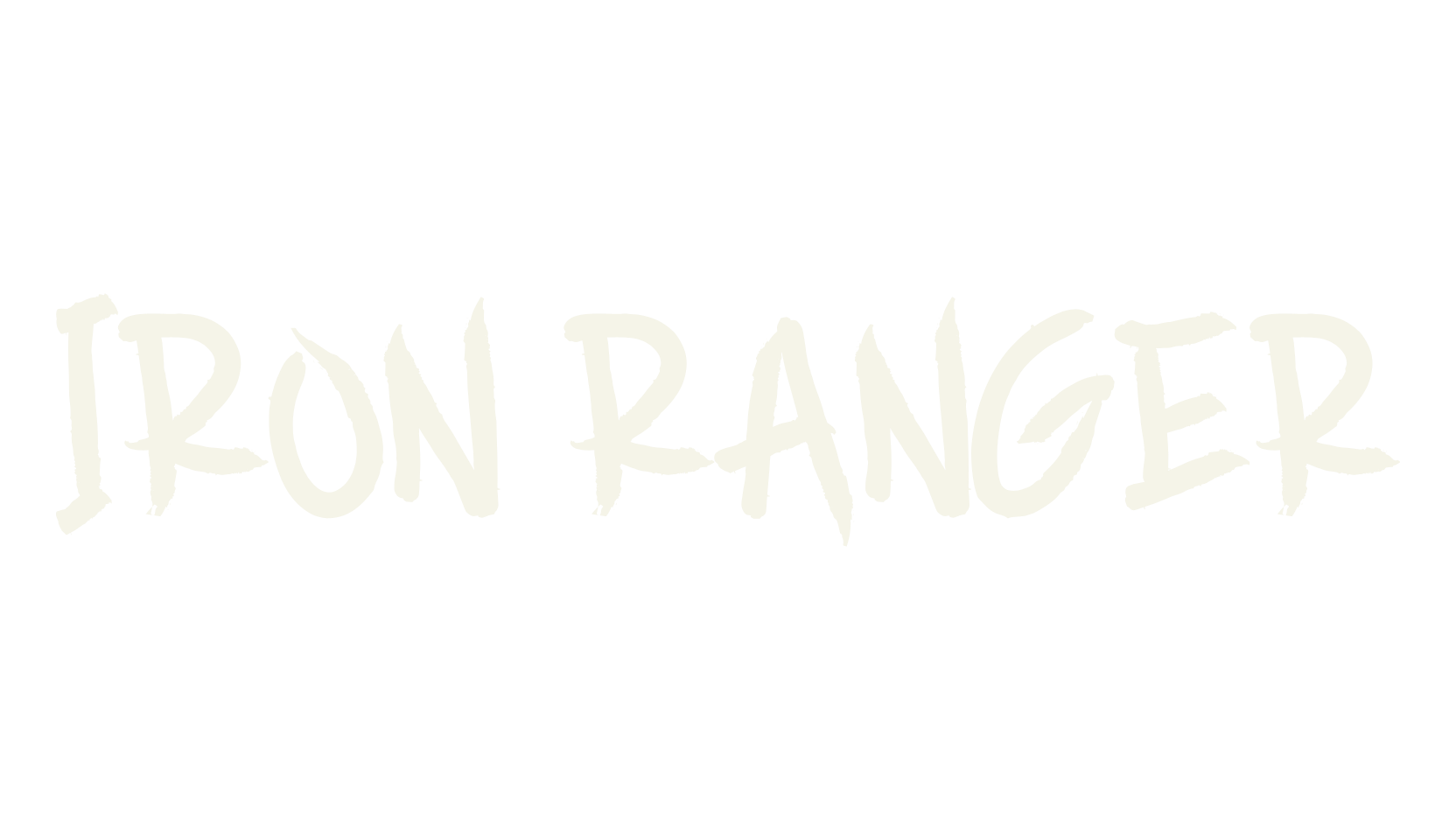 IRON RANGER, blackletter font preview