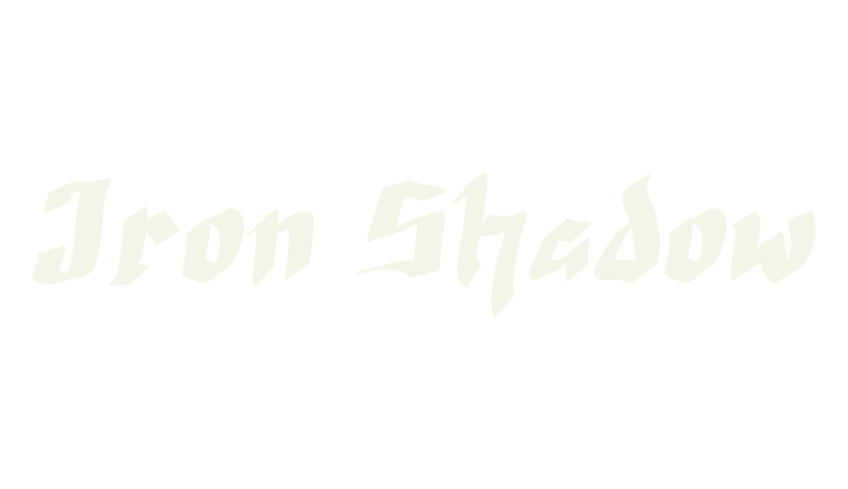 Iron Shadow, tattoo font preview