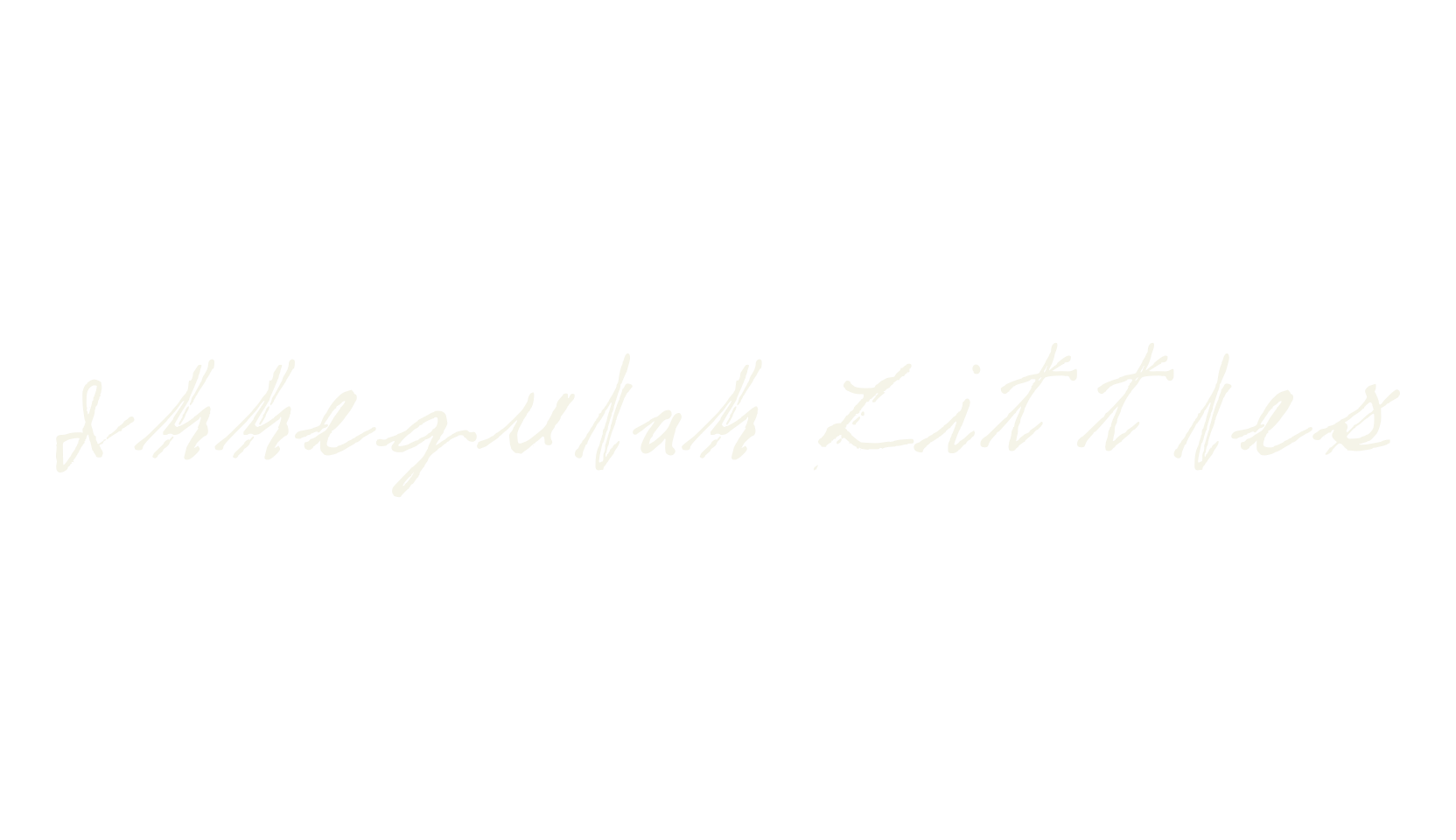 Irregular Littles, messy font preview
